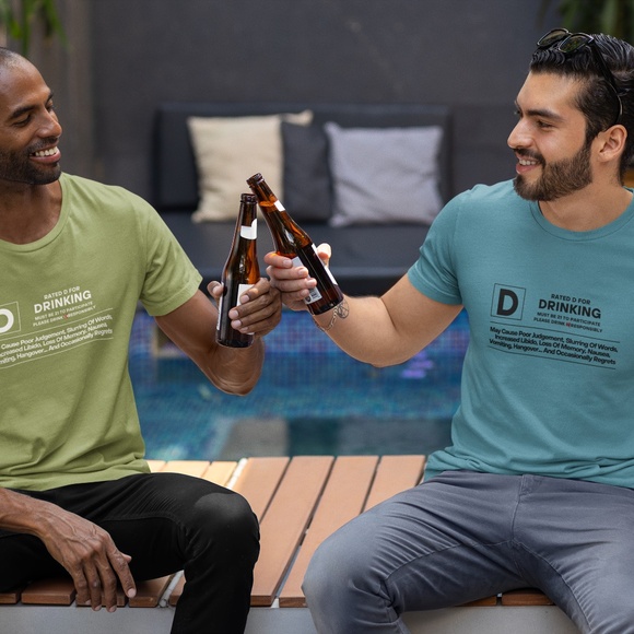 NWT - 47 Colors & XS to 5XL - No Drinking Bar Party Gag T-shirt!! - Unisex - Picture 6 of 11